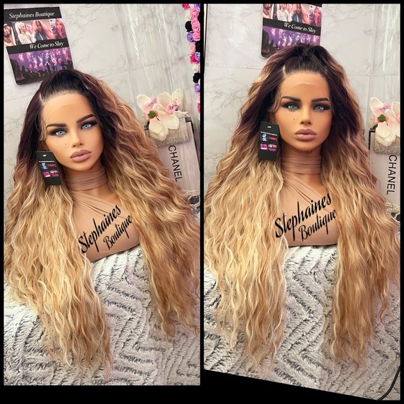 Human Hair Blended Lace Front Wig
